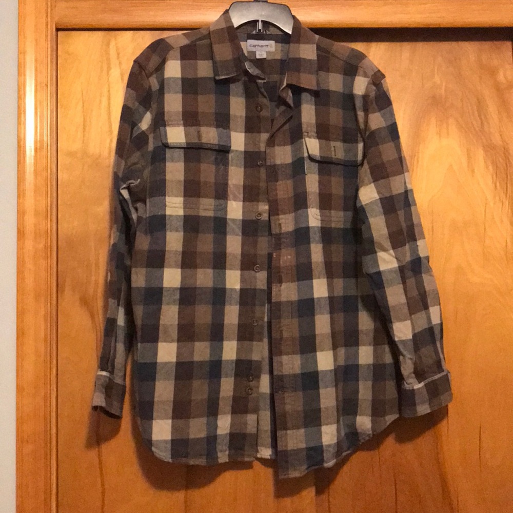 Men’s L Heavy Carhartt Flannel